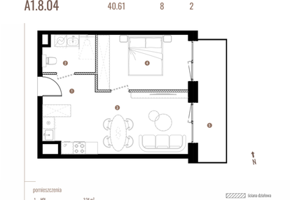 Mieszkanie w inwestycji: Belg Apartamenty etap II