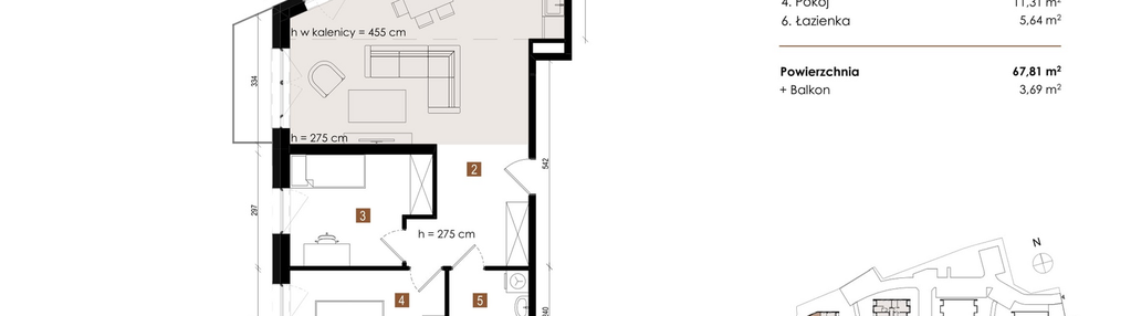 Mieszkanie w inwestycji: Apartamenty Sudetia