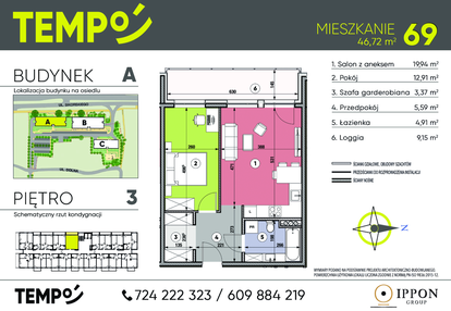 Mieszkanie w inwestycji: Osiedle TEMPO