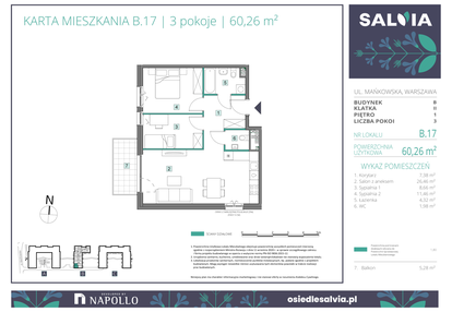 Mieszkanie w inwestycji: Osiedle Salvia