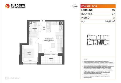 Mieszkanie w inwestycji: Konstelacja etap IV