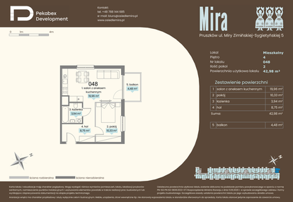 Mieszkanie w inwestycji: Mira