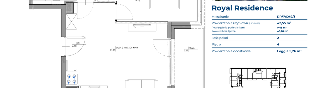 Mieszkanie w inwestycji: Royal Residence 7