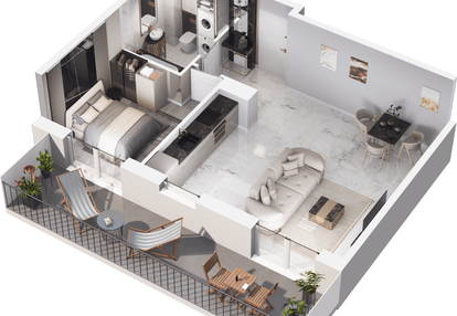 Mieszkanie w inwestycji: Mieszkaj w mieście - Etap Odkrywców L