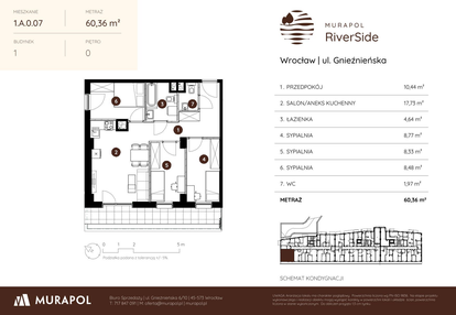 Mieszkanie w inwestycji: Murapol RiverSide