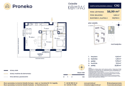 Mieszkanie w inwestycji: Osiedle Kompas