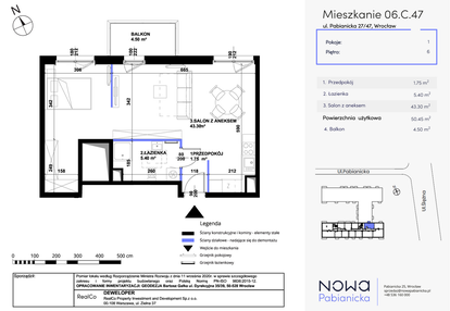 Mieszkanie w inwestycji: Nowa Pabianicka