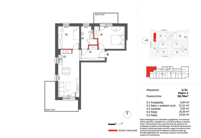 Mieszkanie w inwestycji: Słoneczny Zakątek