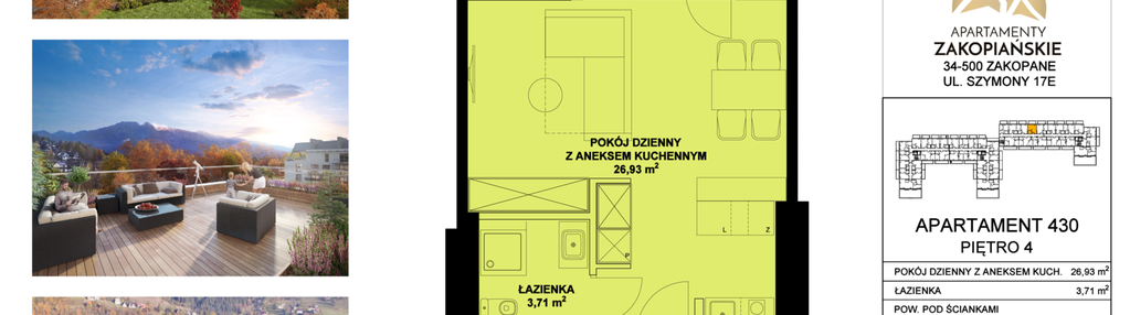 Mieszkanie w inwestycji: Apartamenty Zakopiańskie