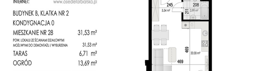 Mieszkanie w inwestycji: Osiedle Farbiarska