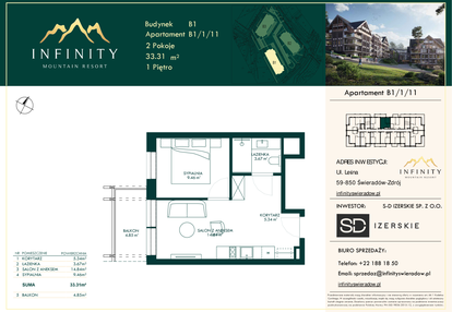 Mieszkanie w inwestycji: Infinity Mountain Resort etap 2