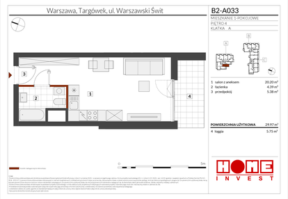 Mieszkanie w inwestycji: Warszawski Świt etap IX