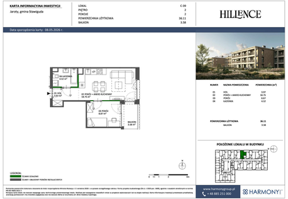 Mieszkanie w inwestycji: Hillence etap 3