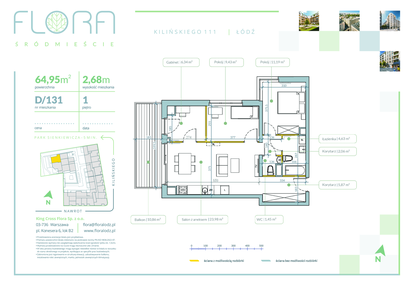 Mieszkanie w inwestycji: Flora Śródmieście