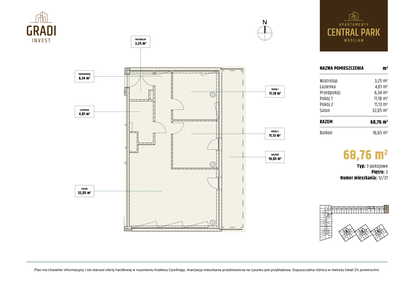 Mieszkanie w inwestycji: Apartamenty Central Park Wrocław