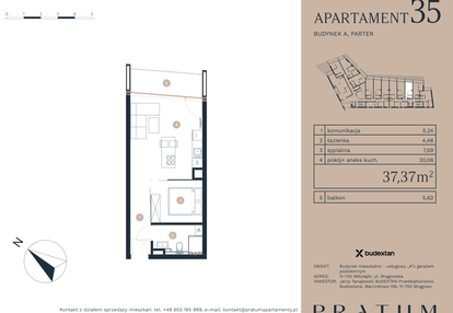 Mieszkanie w inwestycji: Pratum Apartamenty Etap I