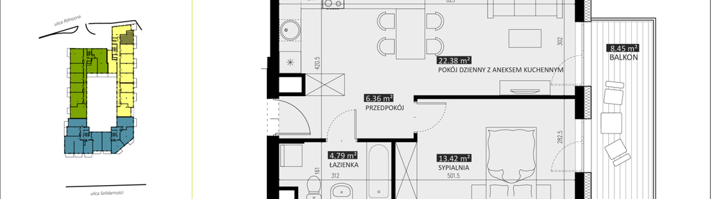 Mieszkanie w inwestycji: Apartamenty Północna etap II