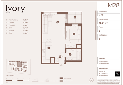 Mieszkanie w inwestycji: Ivory