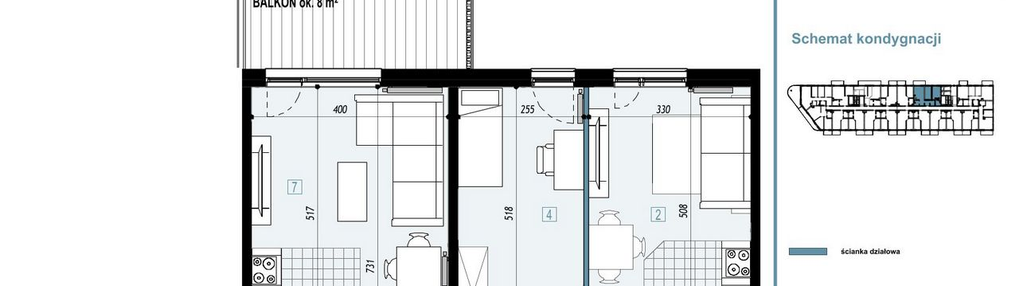 Mieszkanie w inwestycji: Medyków 32