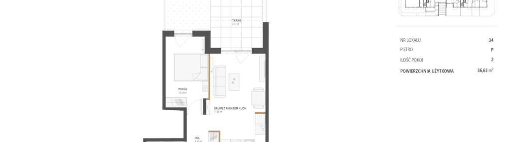 Mieszkanie w inwestycji: Popularna 35