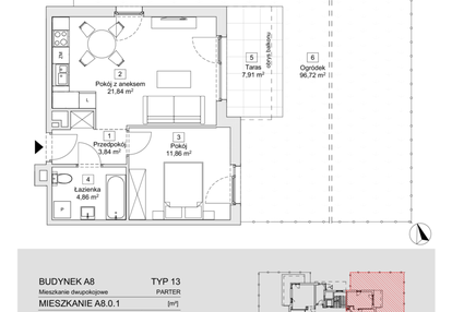 Mieszkanie w inwestycji: Zacisze Marcelin IIIa