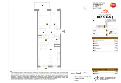 Mieszkanie w inwestycji: Apartamenty nad Oławką etap II