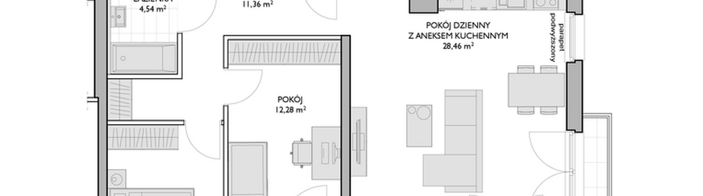 Mieszkanie w inwestycji: Wiszące Ogrody