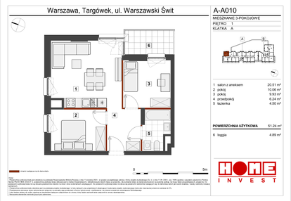 Mieszkanie w inwestycji: Warszawski Świt etap VII
