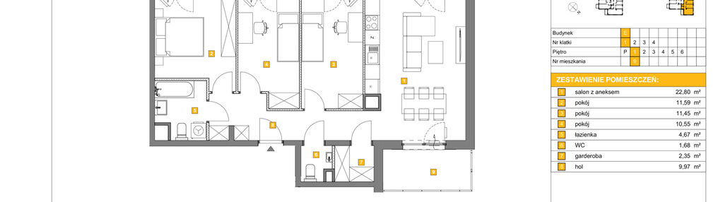 Mieszkanie w inwestycji: Osiedle Rapsodia etap 3