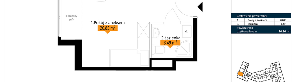 Mieszkanie w inwestycji: ŁACINA SPOT