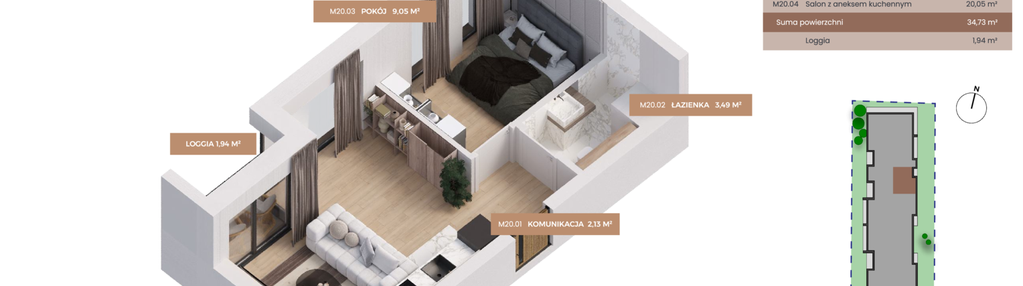 Mieszkanie w inwestycji: Apartamenty Częstochowska