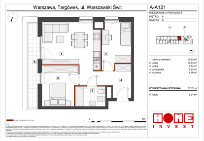 Mieszkanie w inwestycji: Warszawski Świt etap VII