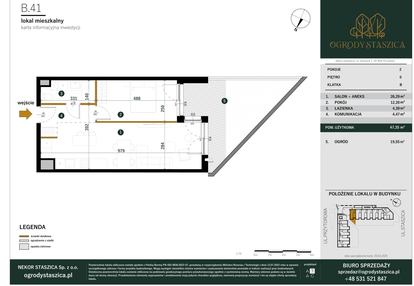 Mieszkanie w inwestycji: Ogrody Staszica