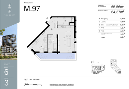 Mieszkanie w inwestycji: Sky Trust etap II