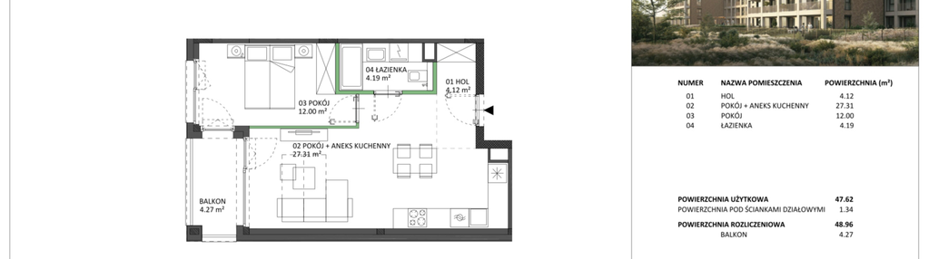Mieszkanie w inwestycji: Hillence etap 2