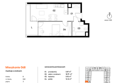 Mieszkanie w inwestycji: Miasto Polskich Mistrzów Olimpijskich