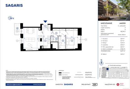 Mieszkanie w inwestycji: Niedziałkowskiego Park