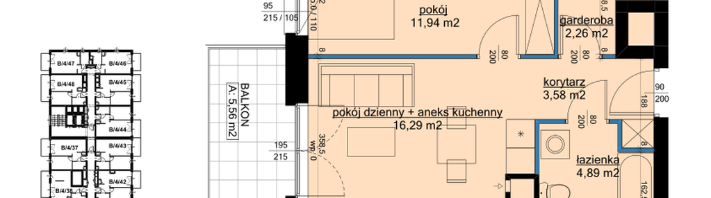 Mieszkanie w inwestycji: Osiedle Hawelańska etap III - bud. B