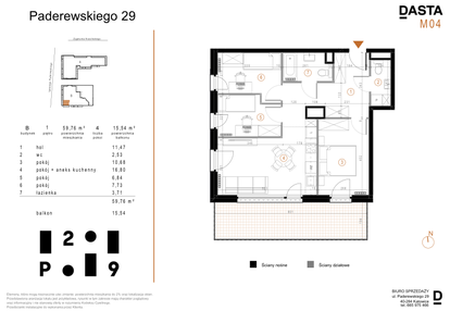 Mieszkanie w inwestycji: Paderewskiego 29