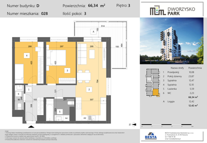 Mieszkanie w inwestycji: Dworzysko Park - Etap III