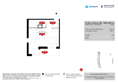 Mieszkanie w inwestycji: Przystań Reymonta