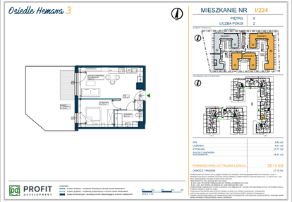 Mieszkanie w inwestycji: Osiedle Hemara - etap III bud. 2 i 3