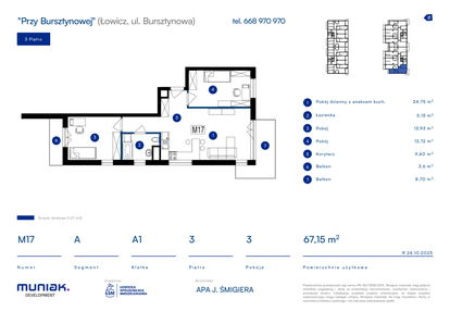 Mieszkanie w inwestycji: Przy Bursztynowej
