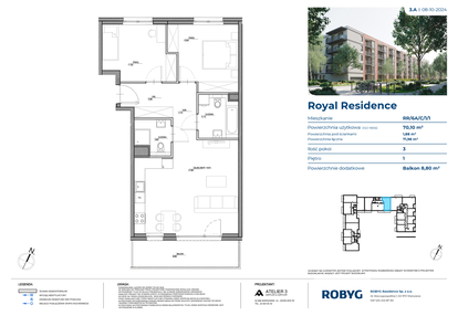 Mieszkanie w inwestycji: Royal Residence 6A