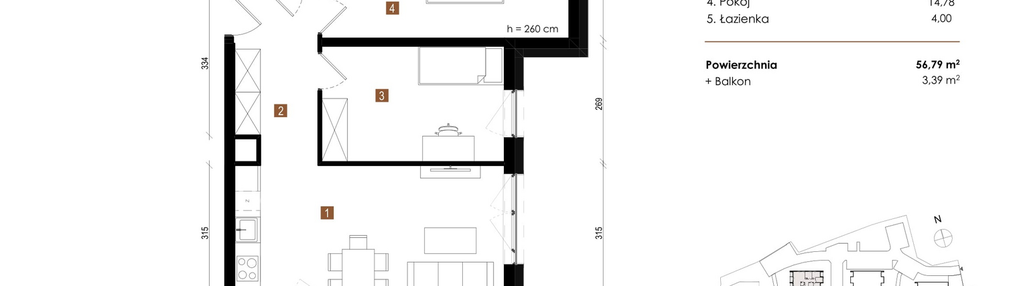 Mieszkanie w inwestycji: Apartamenty Sudetia
