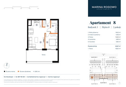 Mieszkanie w inwestycji: Apartamenty Marina Rogowo