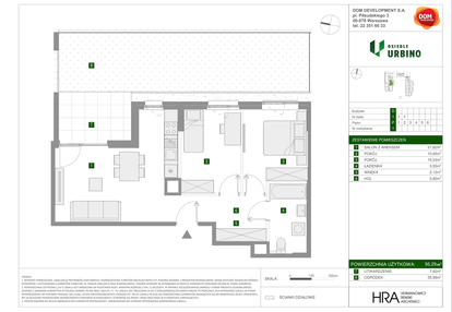 Mieszkanie w inwestycji: Osiedle Urbino etap 1.4