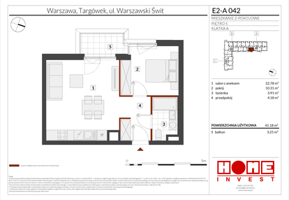 Mieszkanie w inwestycji: Warszawski Świt etap XI