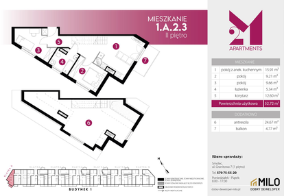 Mieszkanie w inwestycji: 2M Apartments etap IV