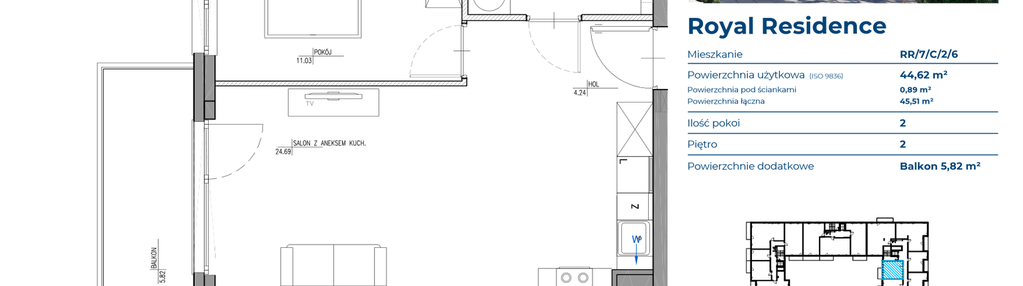 Mieszkanie w inwestycji: Royal Residence 7